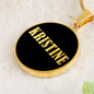 Kristine v02 - 18k Gold Finished Luxury Necklace