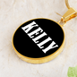 Kelly v01w - 18k Gold Finished Luxury Necklace