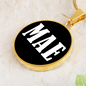 Mae v01w - 18k Gold Finished Luxury Necklace