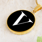 Initial V v3a - 18k Gold Finished Luxury Necklace