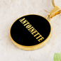 Antoinette v02 - 18k Gold Finished Luxury Necklace