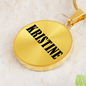 Kristine v01 - 18k Gold Finished Luxury Necklace