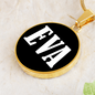 Eva v01w - 18k Gold Finished Luxury Necklace