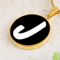 Initial J v3b - 18k Gold Finished Luxury Necklace