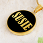 Susie v02 - 18k Gold Finished Luxury Necklace