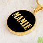 Mamie v02 - 18k Gold Finished Luxury Necklace