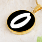 Initial O v3b - 18k Gold Finished Luxury Necklace