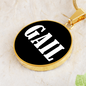 Gail v01w - 18k Gold Finished Luxury Necklace