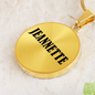 Jeannette v01 - 18k Gold Finished Luxury Necklace