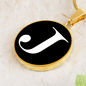 Initial J v3a - 18k Gold Finished Luxury Necklace