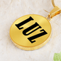 Luz v01 - 18k Gold Finished Luxury Necklace