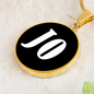 Jo v01w - 18k Gold Finished Luxury Necklace
