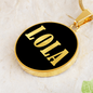 Lola v02 - 18k Gold Finished Luxury Necklace