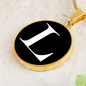 Initial L v3a - 18k Gold Finished Luxury Necklace