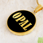 Opal v02 - 18k Gold Finished Luxury Necklace