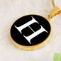Initial H v3a - 18k Gold Finished Luxury Necklace