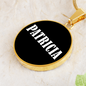 Patricia v01w - 18k Gold Finished Luxury Necklace