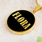 Flora v02 - 18k Gold Finished Luxury Necklace