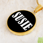 Susie v03 - 18k Gold Finished Luxury Necklace