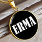 Erma v03 - 18k Gold Finished Luxury Necklace