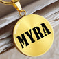 Myra v01 - 18k Gold Finished Luxury Necklace
