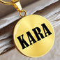 Kara v01 - 18k Gold Finished Luxury Necklace
