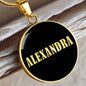 Alexandra v02 - 18k Gold Finished Luxury Necklace