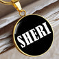 Sheri v03 - 18k Gold Finished Luxury Necklace