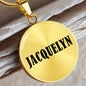 Jacquelyn v01 - 18k Gold Finished Luxury Necklace