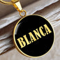 Blanca v02 - 18k Gold Finished Luxury Necklace