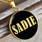 Sadie v02 - 18k Gold Finished Luxury Necklace