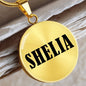 Shelia v01 - 18k Gold Finished Luxury Necklace