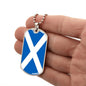Scottish Flag - Luxury Dog Tag Necklace