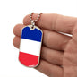 French Flag - Luxury Dog Tag Necklace