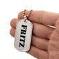 Fritz - Luxury Dog Tag Necklace