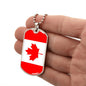 Canadian Flag - Luxury Dog Tag Necklace