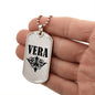 Vera v01a - Luxury Dog Tag Necklace