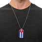 Cuban Flag - Luxury Dog Tag Necklace