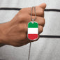 Italian Flag - Luxury Dog Tag Necklace