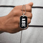 Abe v3 - Luxury Dog Tag Necklace