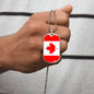 Canadian Flag - Luxury Dog Tag Necklace