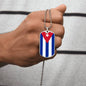 Cuban Flag - Luxury Dog Tag Necklace