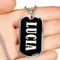 Lucia v03 - Luxury Dog Tag Necklace