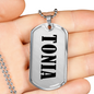 Tonia v01 - Luxury Dog Tag Necklace