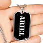 Ariel v3 - Luxury Dog Tag Necklace