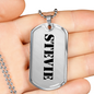 Stevie - Luxury Dog Tag Necklace