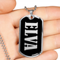 Elva v02 - Luxury Dog Tag Necklace
