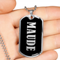 Maude v02 - Luxury Dog Tag Necklace
