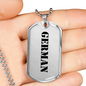 German - Luxury Dog Tag Necklace