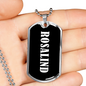 Rosalind v03 - Luxury Dog Tag Necklace